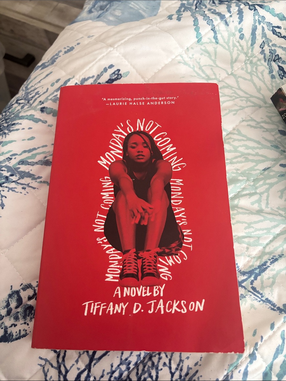 A Novel by - Monday's Not Coming (Red Cover)